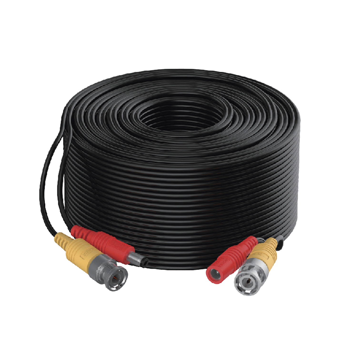 Cable Coaxial Siames (Mini RG59) + Alimentación / 20 Metros de Distancia / CCA / Soporta 1080p (2 Megapixel) hasta 4K (8 Megapixel) / Uso Interior y Exterior