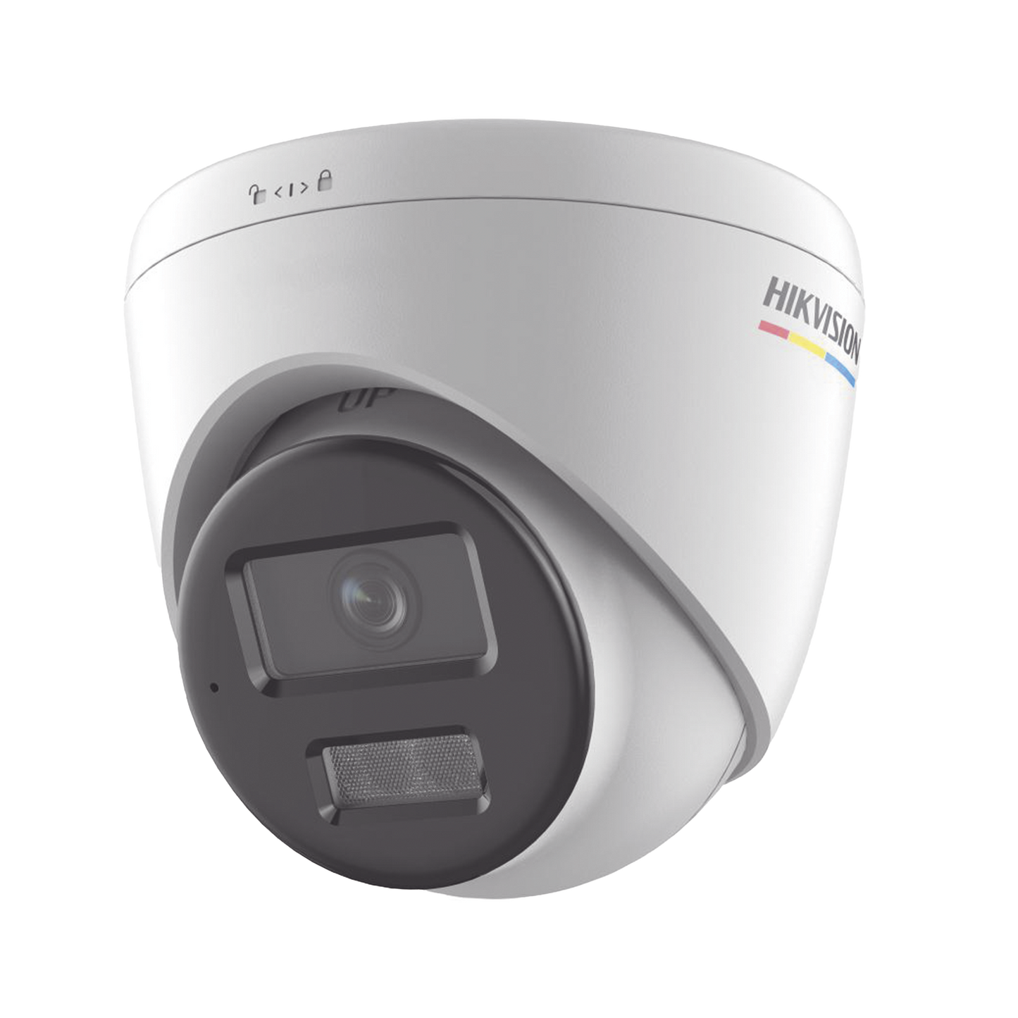 [Dual Light + ColorVu] Turret IP 4 Megapixel / Lente 2.8 mm / 30 mts IR + 30 mts Luz Blanca / Micrófono Integrado / ACUSENSE Lite / Exterior IP67 / WDR 120 dB / PoE / Micro SD / ONVIF