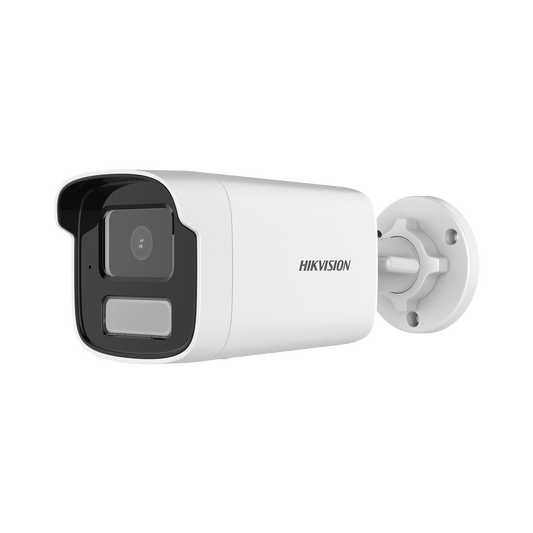 [Dual Light] Bala IP 8 Megapixel  (4K) / Lente 4 mm / 50 mts IR + 50 mts Luz Blanca / Micrófono Integrado / ACUSENSE Lite / Exterior IP67 / H.265 / PoE / ONVIF / Micro SD