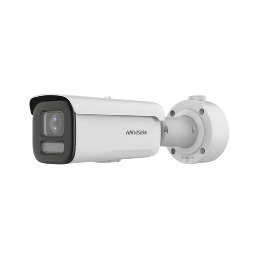 Bala IP 8 Megapixel / Lente 4 mm / Dual Light (60 mts IR + 60 mts Luz Blanca ) / Darkfighter S / Exterior IP67  / WDR 130 dB / 4 Analíticos: AcuSense, Deteccion Facial, Conteo de Personas por Cruce y Zona