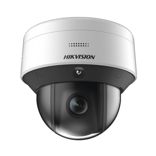 PTZ IP 2 Megapixel / 10X Zoom / 50 mts IR / ACUSENSE / DARKFIGHTER / Captura Facial / Microfono Integrado / Audio de Dos Vias / HLC / EIS / PoE+ / Micro SD / Exterior IP66 / I/O Alarmas / Metal