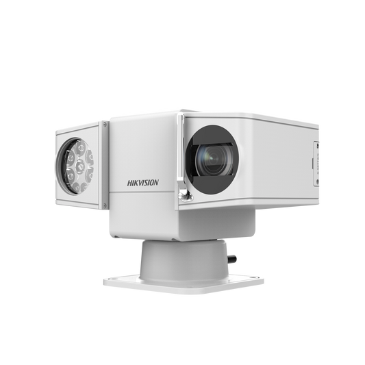 Punta de Poste IP PTZ 2 Megapixel / 25X Zoom / 250 mts IR / 3D-DNR / / Alarmas y Audio I/O / EIS / Hi-PoE / IP66 / Micro SD / 24 VCA