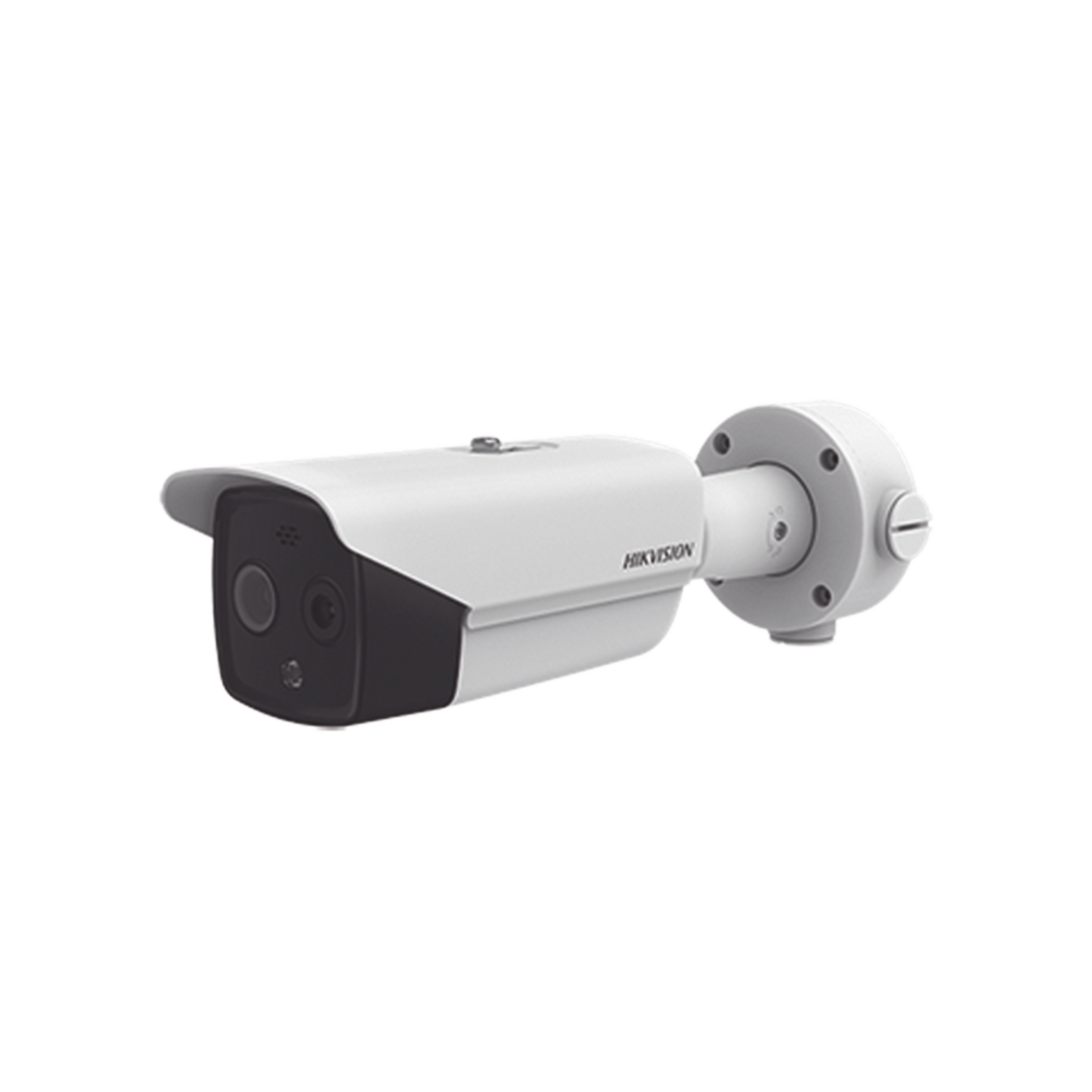 Bala IP Dual / Térmica 6.2 mm (160 x 120) / Óptico 8 mm (4 Megapixel) / DETECCIÓN DE PERSONAS 182 m /40 mts IR / Exterior IP67 / PoE / Termométrica / Detección de Temperatura / Sirena y Luz Inte / Micro SD 32 GB Incluida