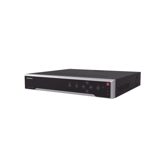 [Doble Poder de Decodificación] NVR 32 Megapixel (8K) / 32 Canales IP / 24 Puertos PoE+ / AcuSense / ANPR / Conteo de Personas / Heat Map / 4 Bahías de Disco Duro  / HDMI en 8K / Soporta POS / Alarmas I/O / ACUSEARCH