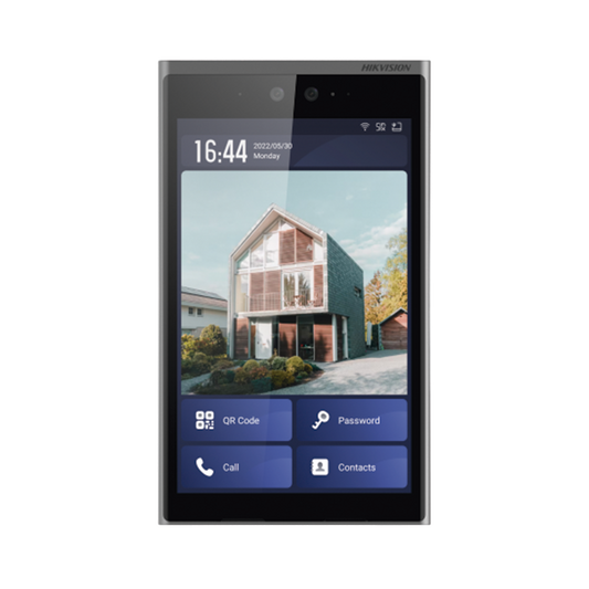 Frente de Calle IP 2 Megapixel (1080p) / Multiapartamento / Pantalla 10.1" Touch Screen / Reconocimiento Facial / Android / IP65 / IK07 / Soporta Modulo de Botones y Huella (por Separado)