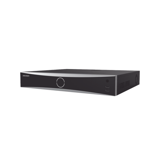 NVR 32 Megapixel (8K) / Reconocimiento Facial (Base de Datos) / 16 Canales IP / 4 Bahías de Disco Duro / HDMI en 8K / ACUSENSE / Soporta POS / Deepin Mind