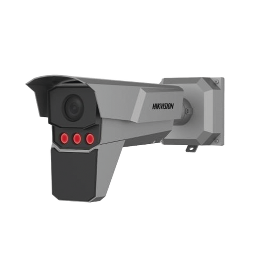 Bala IP 4 Megapixel / ANPR / Radar Interconstruido Medición de 10 a 100 Km/h / Reconocimiento y Captura de Placas Vehiculares para Trafico de Alta Velocidad / DARKFIGHTER / WDR 140 dB / IP67 / IK10 / Lente Mot. 8 a 32 mm / 100 mts IR / MicroSD